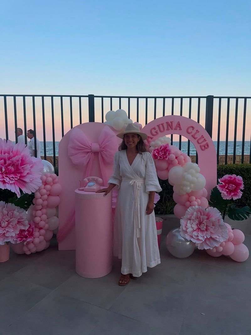 Maritza en un evento de Party on a Cloud en Laguna Club, Marbella